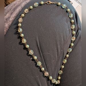 Elegant Green Beaded Necklace